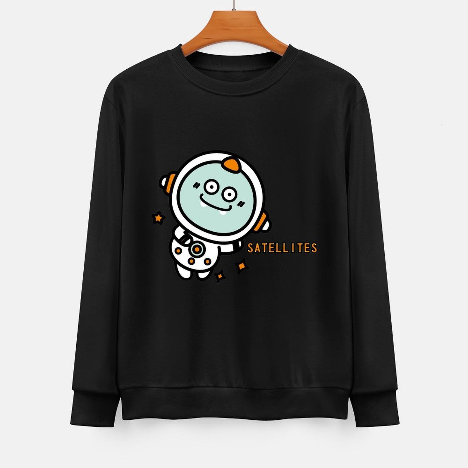 Front Patterned Long Sleeve TopStreetStyle Regular